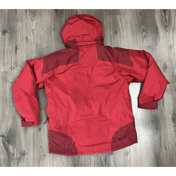 L.L. Bean Weather Challenger 3-in-1 Jacket Mens Medium REG Red Winter EUC - Picture 8 of 15